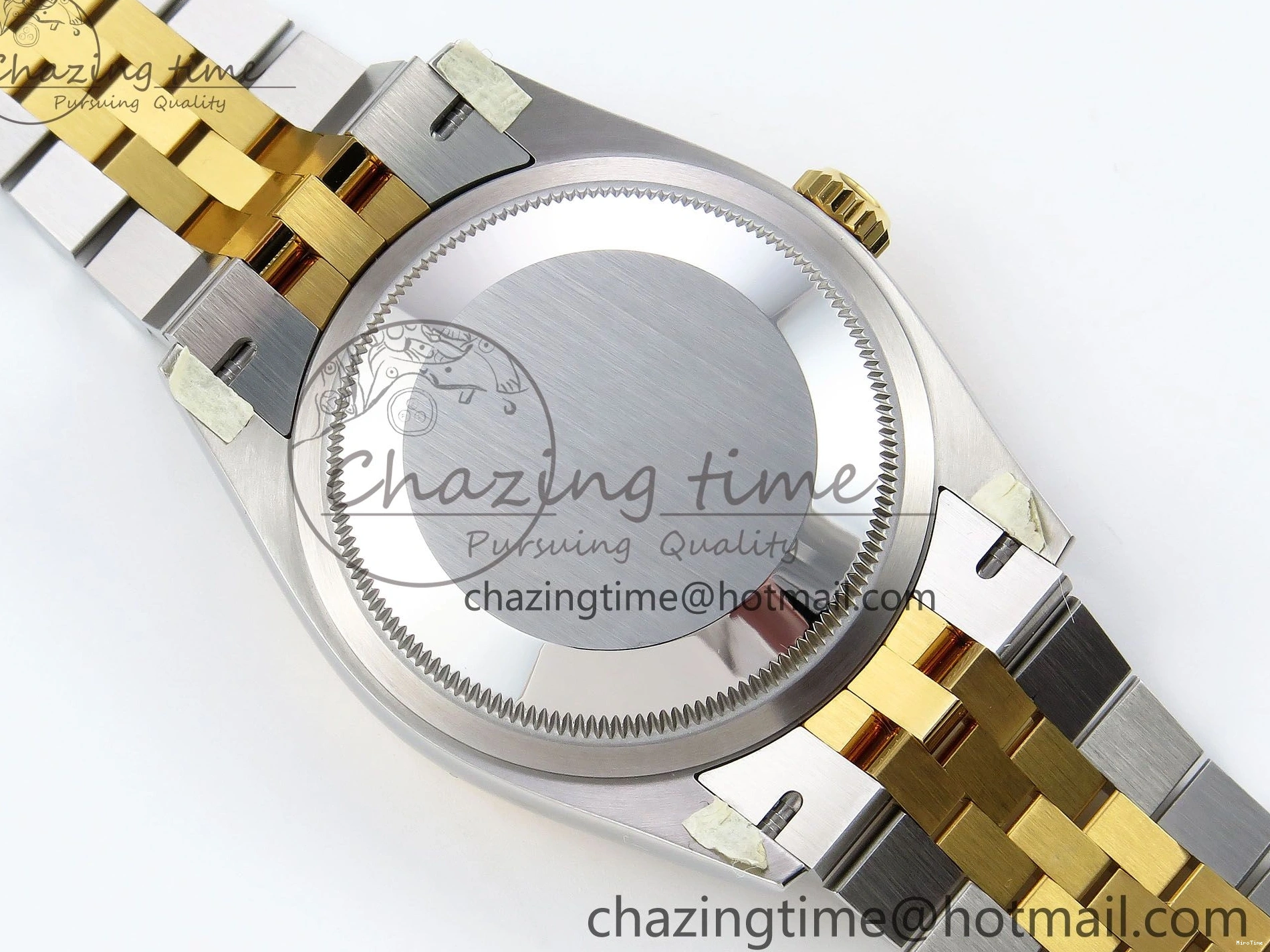 MiroTime 0112 DateJust 36 126233 Clean 1:1 Best Edition 904L Steel YG Textured Stick Dial on SS YG Jubilee Bracelet VR Trendy 1494